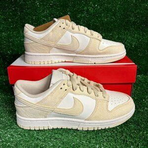 Nike Dunk Low Womens Soft Pearl Beach Pale Ivory Sneaker Shoes HJ7673-004